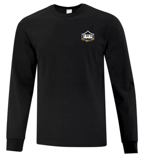 Black Long Sleeved Shirt with Logo